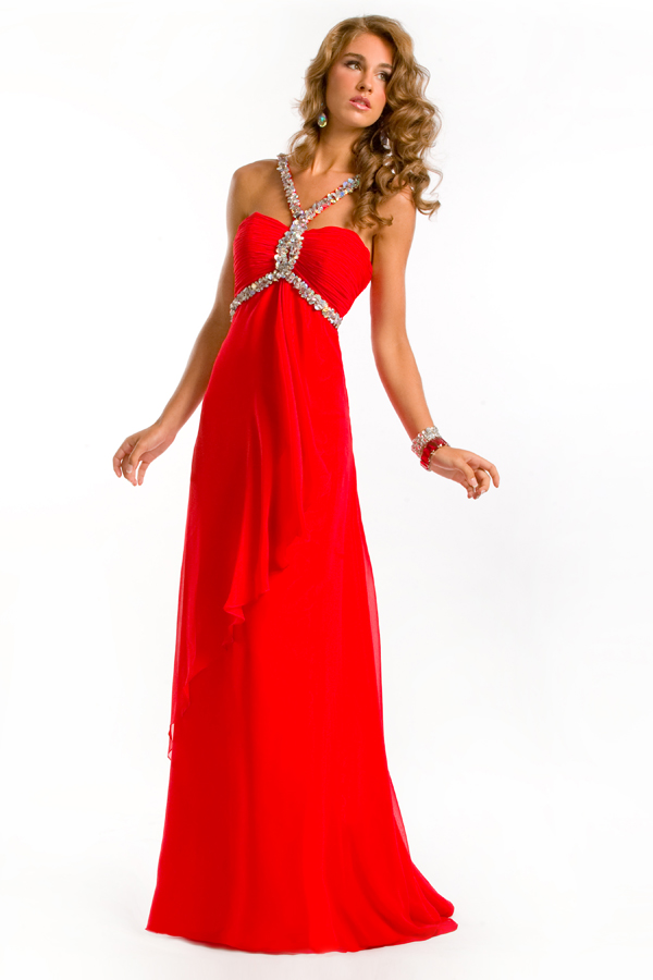 Gorgeous Scarlet Floor Length Strap And Sweetheart Open Back Empire Sexy Dresses With Sequins