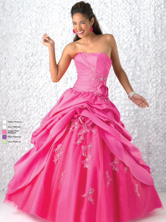 Light Plum Ball Gown Strapless Lace Up Full Length Quinceanera Dresses With Beading And Flowers And Ruffles 