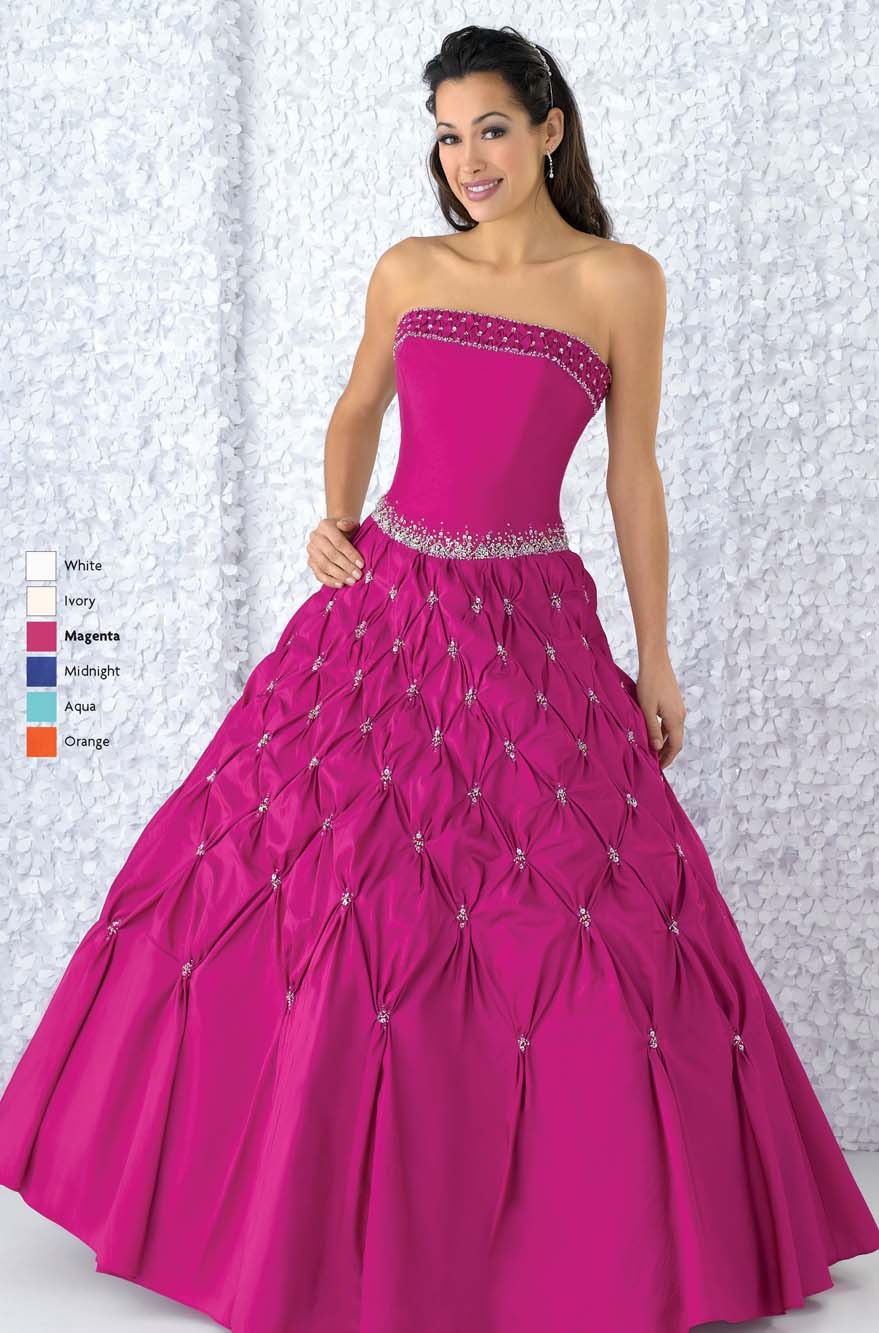 Fuchsia Ball Gown Strapless Lace Up Floor Length Quinceanera Dresses With Sequins And Twist Drapes